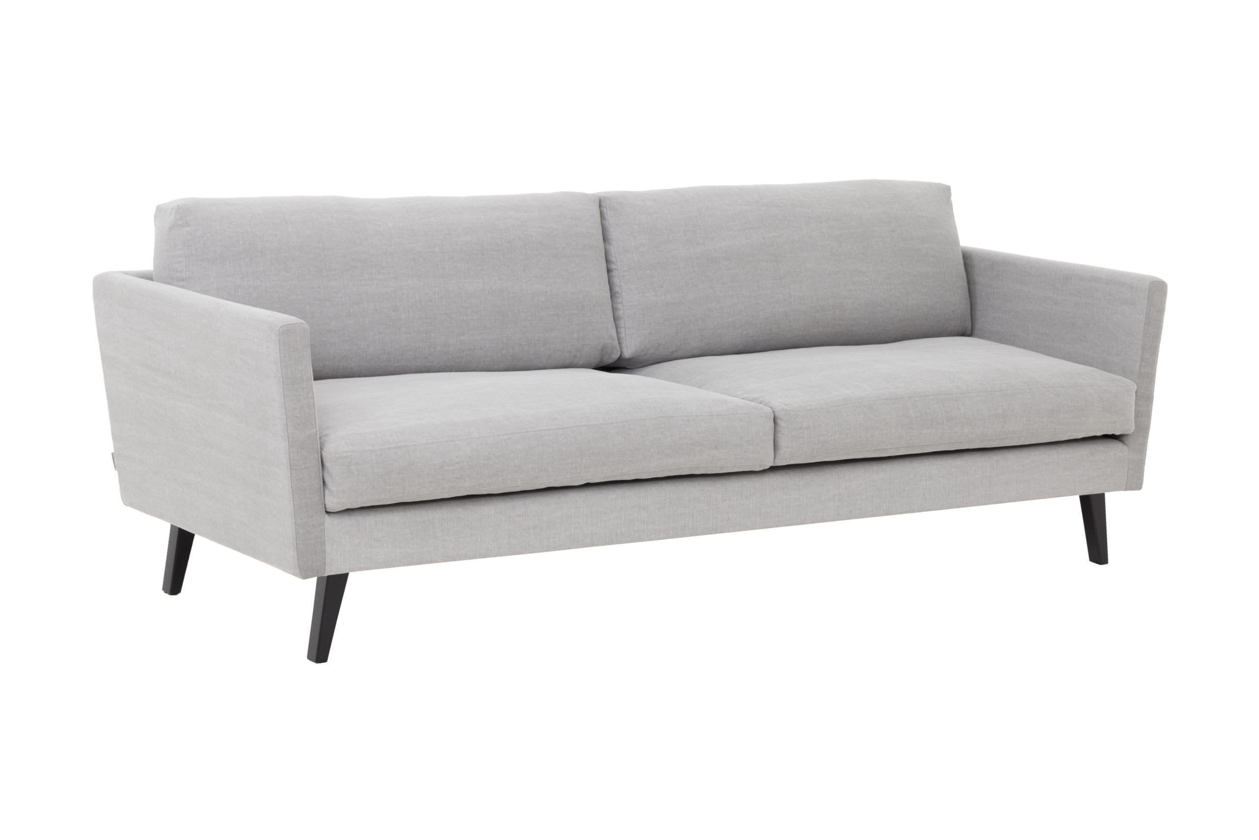 Skandi 3,5 sohva (190) Nr 2 viisto jalalla, alkaen kankaalla