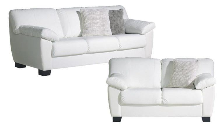Otso 3+2 sohvat, nahka/kn-verhoilulla